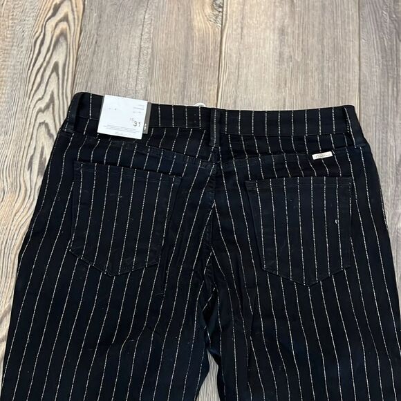 Kancan Black Striped Cropped Pants - Picture 9 of 10